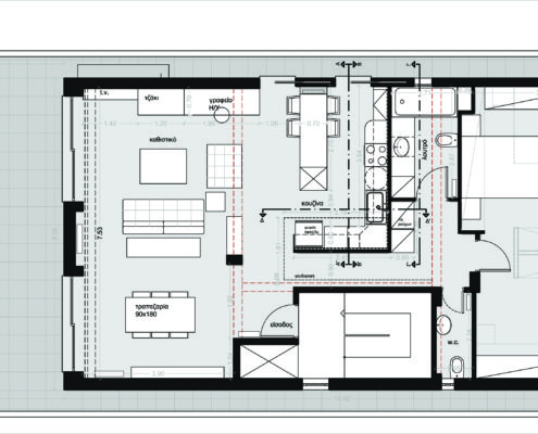 Arki Topo - Architecture & Topography - Redesign apartment Marousi
